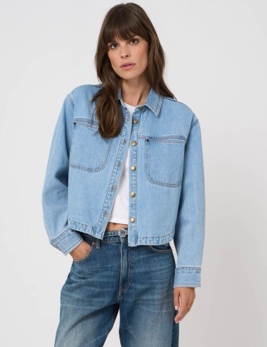 Blouse en denim clair - Repeat