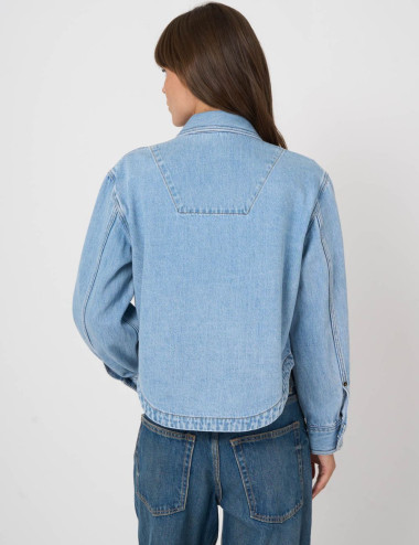 Blouse en denim clair - Repeat