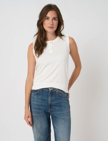 Camisole blanche avec...