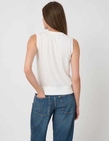 Camisole blanche avec...