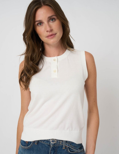 Camisole blanche avec...