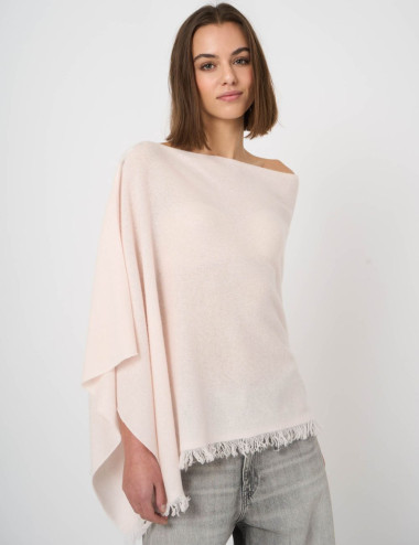Poncho asymétrique à...