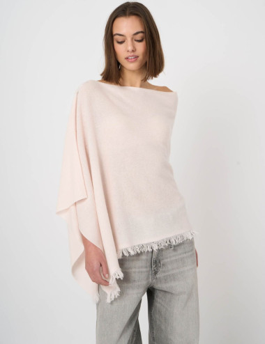 Poncho asymétrique à...
