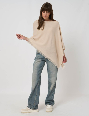 Poncho asymétrique à...