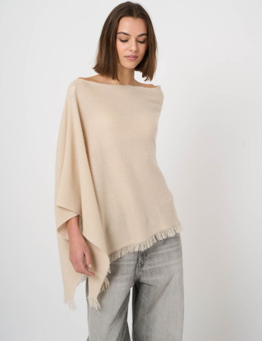 Poncho asymétrique à...