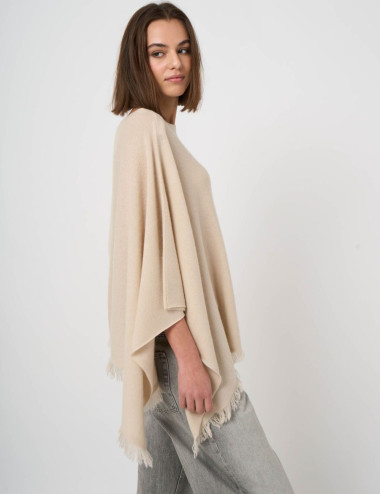 Poncho asymétrique à...