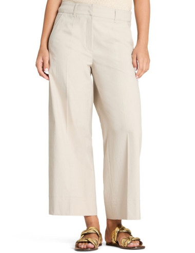 Pantalon Cara beige pâle -...