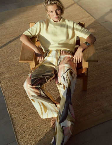 Pantalon Lizett à imprimé...