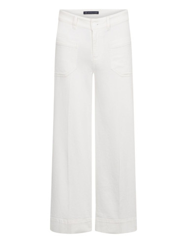 Jean Miru 6/8 denim blanc...