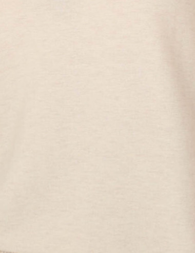 Pull basique ivoire à...