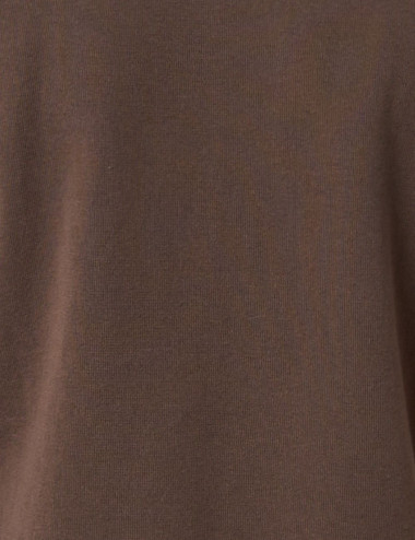 Robe manches courtes taupe...