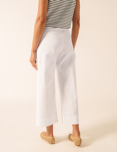 Pantalon Chiara blanc -...