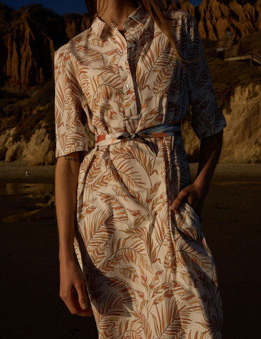 Robe Leonie Terres Mêlées -...