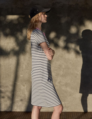 Robe Agen neige et marine...