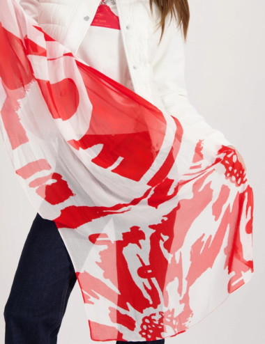 Foulard à motif chilli...