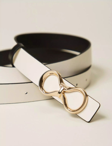 Ceinture noir/beige...