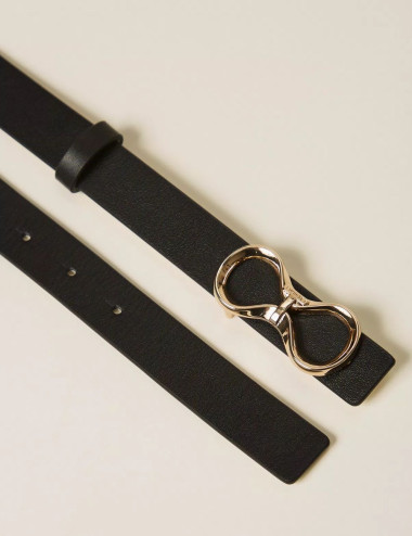 Ceinture noir/beige...