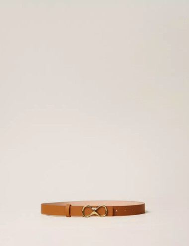 Ceinture marron/rose pêche...