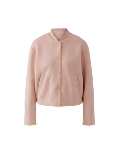 Blouson scuba rose poudré -...