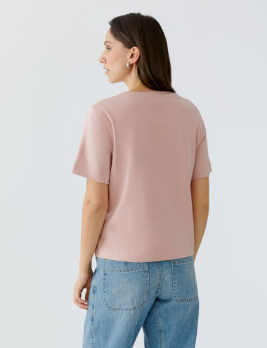 T-Shirt SVEHA rose poudré -...