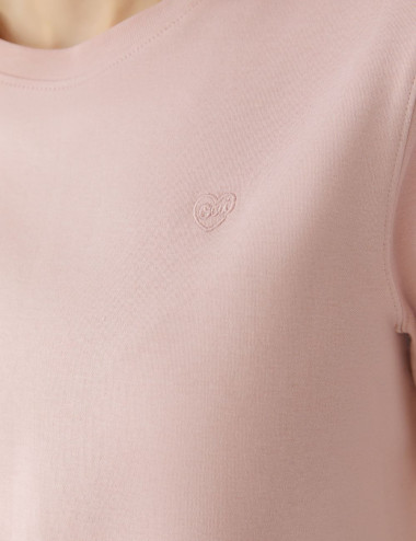 T-Shirt SVEHA rose poudré -...