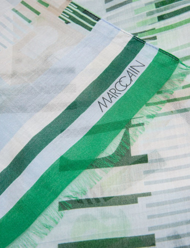 Écharpe multicolore en...