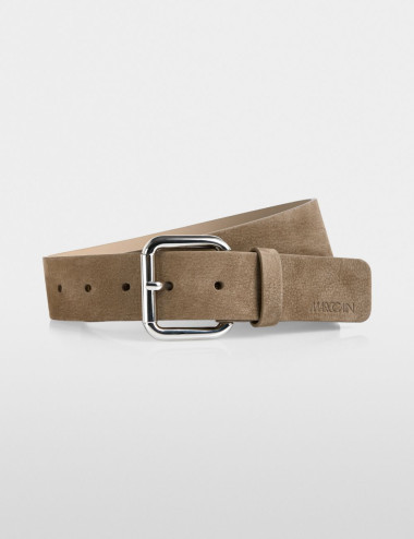 Ceinture en cuir Nubuck -...
