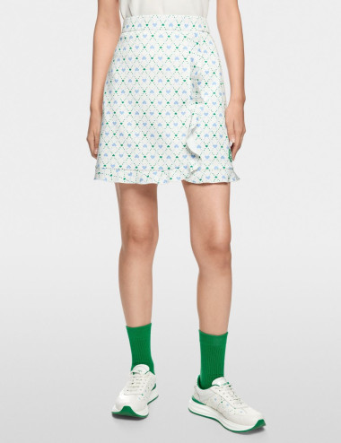 Jupe en jersey scuba avec...