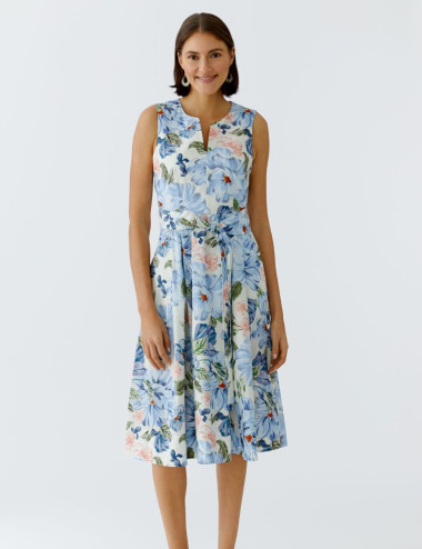 Robe sans manches imprimé...
