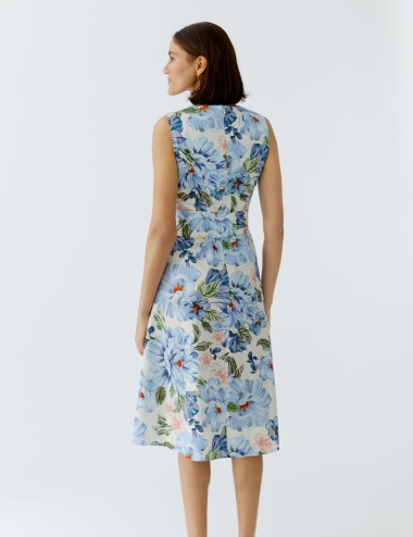 Robe sans manches imprimé...