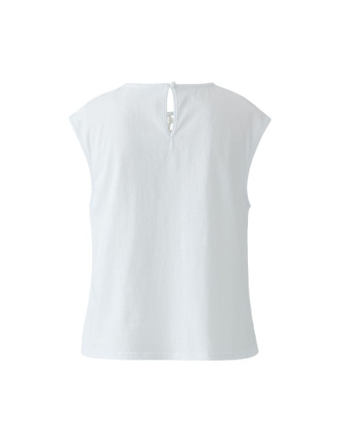 Camisole blanche brodée - Oui