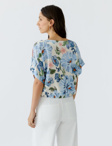 Blouse avec imprimé floral...
