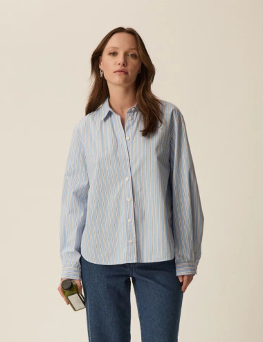 Chemise Souvenir bleuet -...