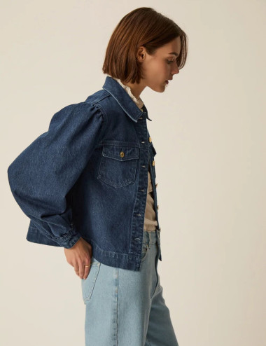 Veste en jean Qara - Des...