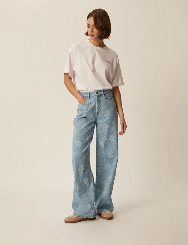 Jean Louela bleach floral -...