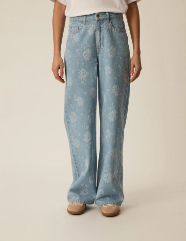 Jean Louela bleach floral -...