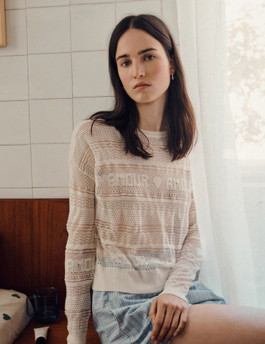 Pull Blisou crème - Des...