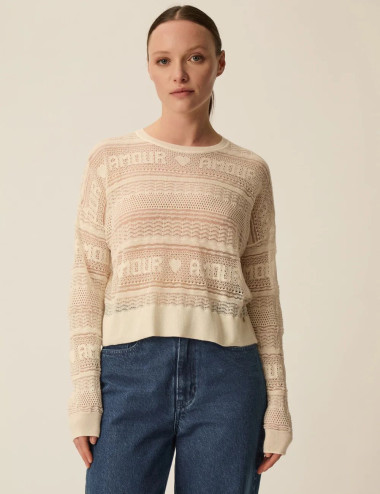 Pull Blisou crème - Des...