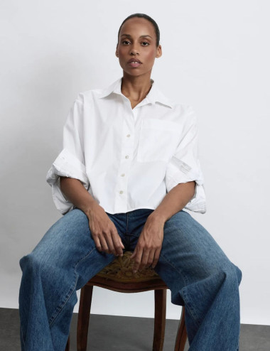 Chemisier Mila blanc - Fil...