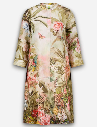 Robe à manches 3/4 imprimé...