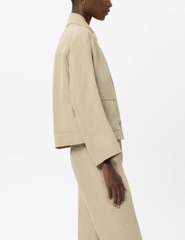 Veste chemise en lin...