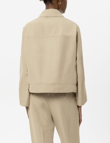 Veste chemise en lin...