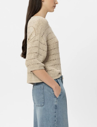 Pull à motif ajouré - Luisa...