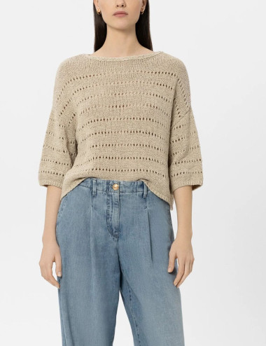 Pull à motif ajouré - Luisa...