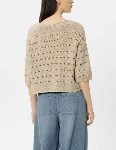 Pull à motif ajouré - Luisa...