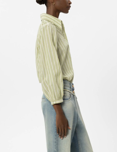 Chemisier à rayures en...