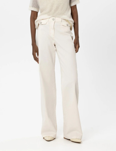 Denim jambe large - Luisa...