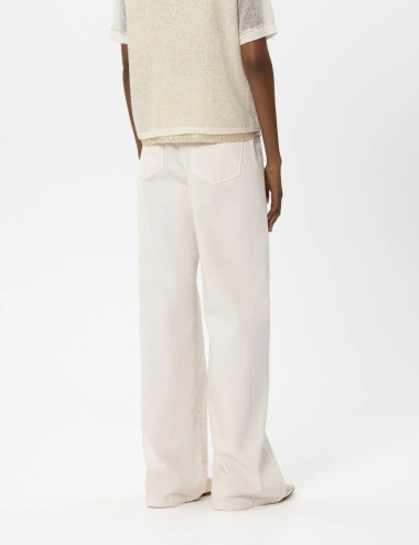 Denim jambe large - Luisa...