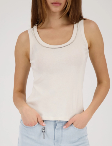 Camisole beige champagne -...