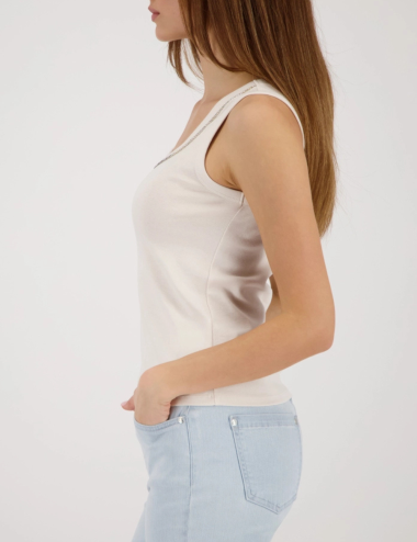 Camisole beige champagne -...